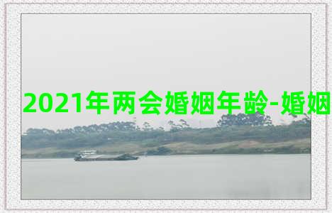 2021年两会婚姻年龄-婚姻-情感表达