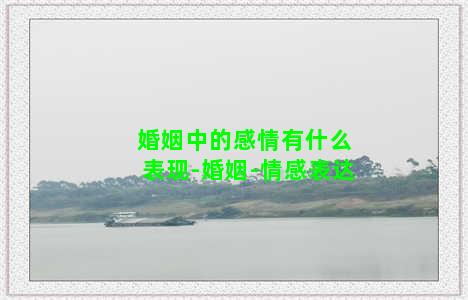 婚姻中的感情有什么表现-婚姻-情感表达