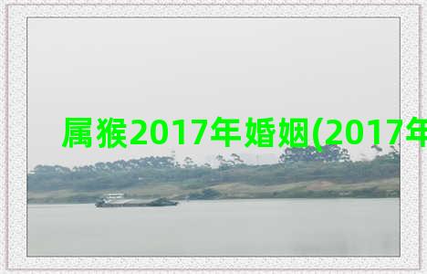 属猴2017年婚姻(2017年属猴吗)