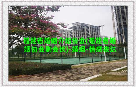 福建省婚姻介绍协会(福建省婚姻协会副会长)-婚姻-情感表达